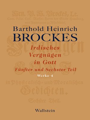 cover image of Irdisches Vergnügen in Gott